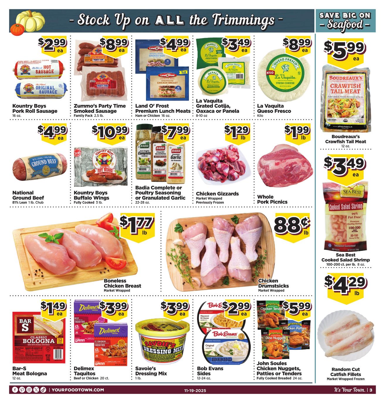 Weekly ad Your Food Town 11/19/2025 - 12/02/2025
