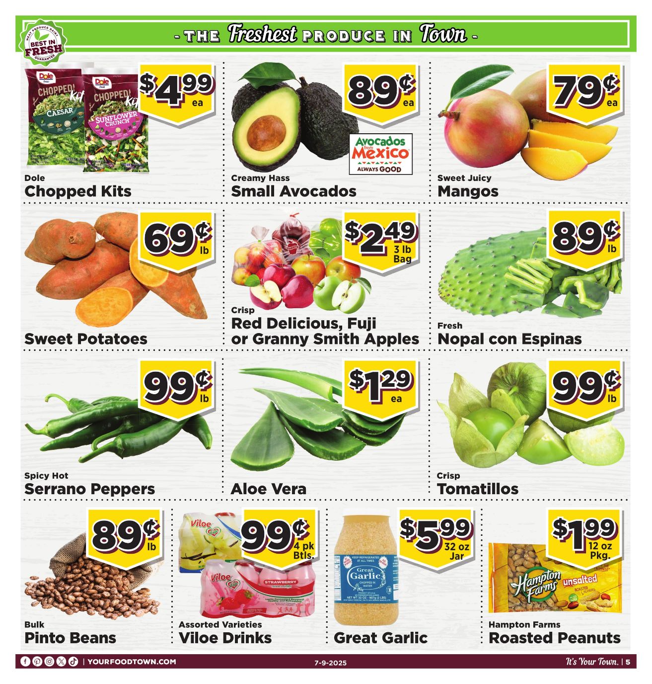 Weekly ad Your Food Town 07/09/2025 - 07/15/2025