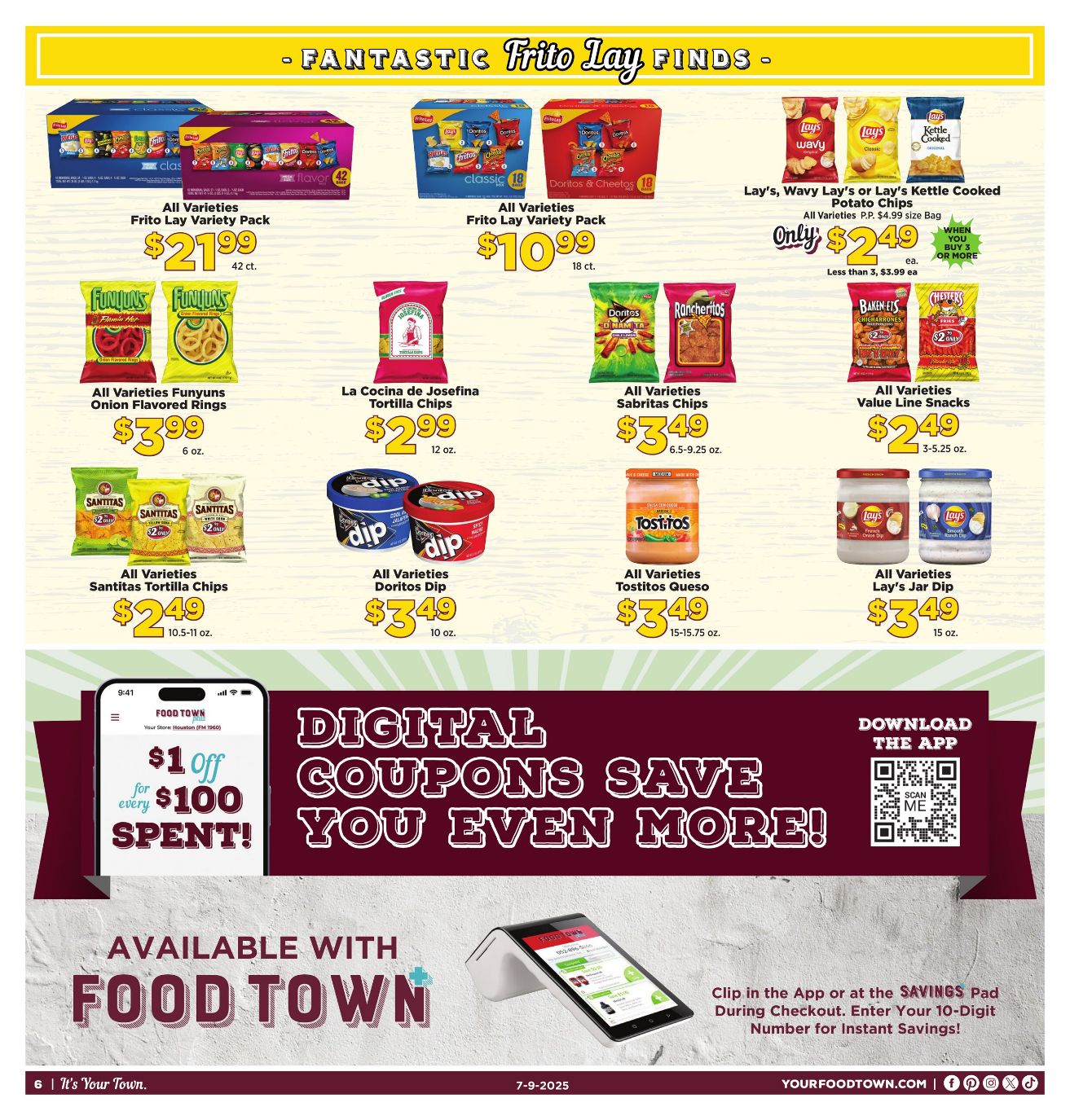 Weekly ad Your Food Town 07/09/2025 - 07/15/2025