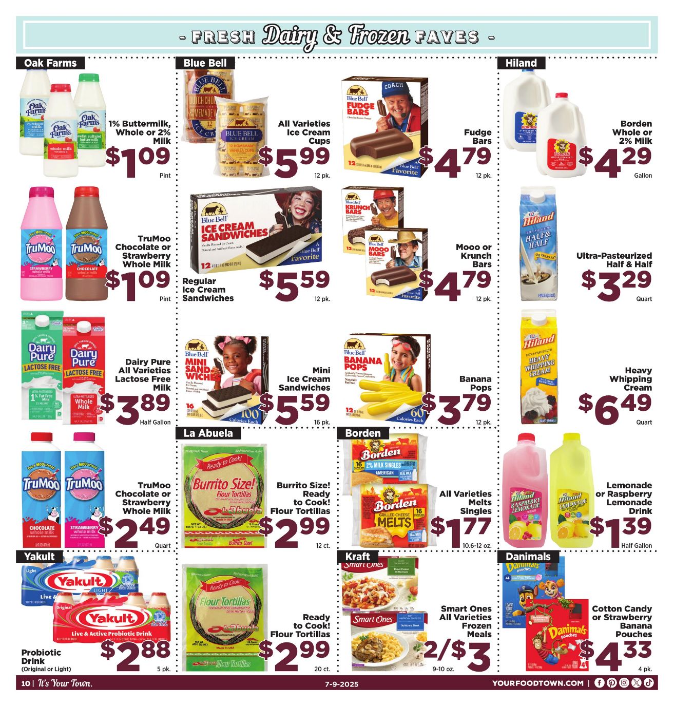 Weekly ad Your Food Town 07/09/2025 - 07/15/2025