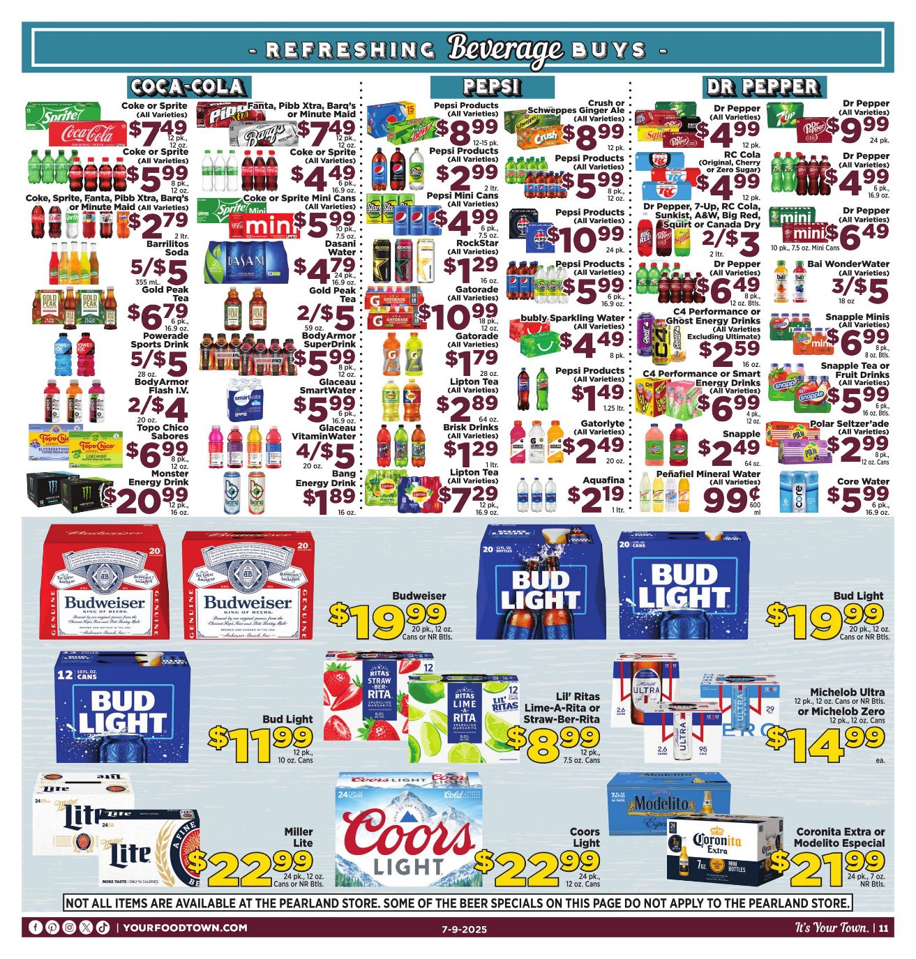 Weekly ad Your Food Town 07/09/2025 - 07/15/2025