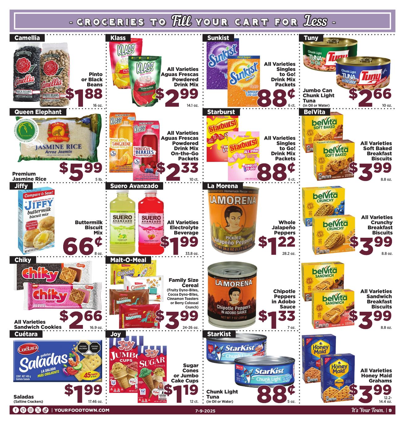 Weekly ad Your Food Town 07/09/2025 - 07/15/2025