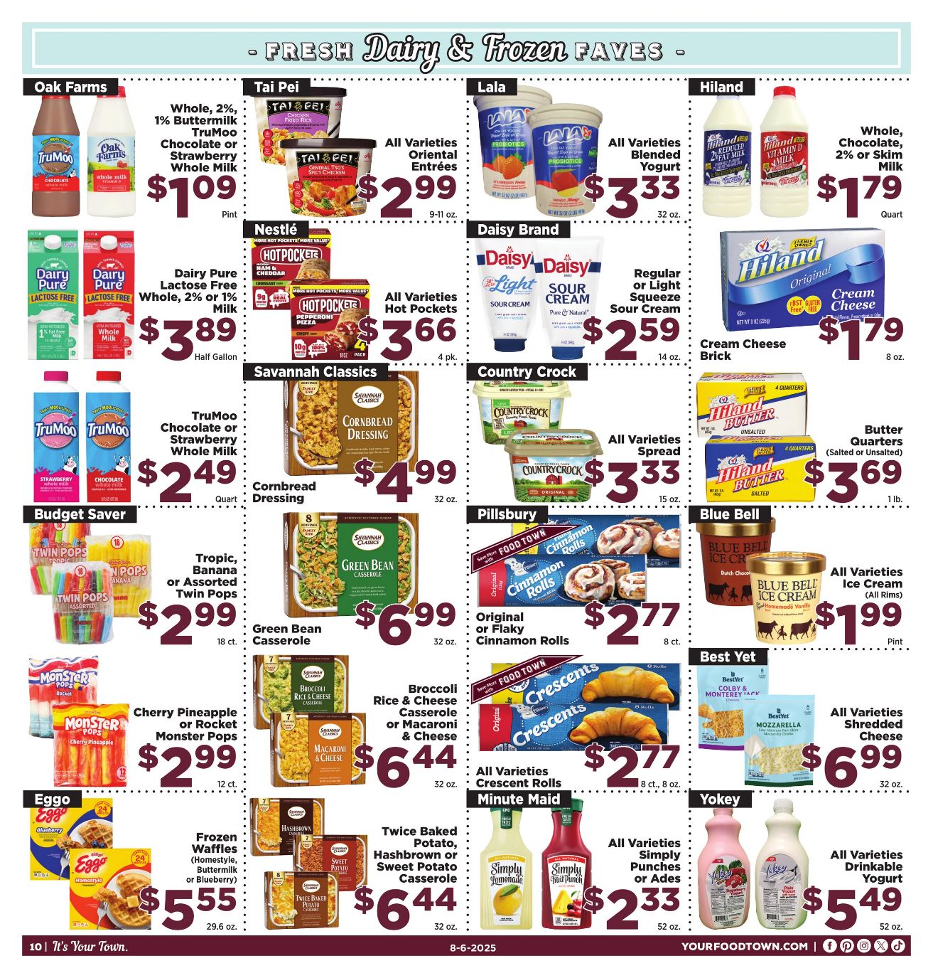 Weekly ad Your Food Town 08/06/2025 - 08/12/2025
