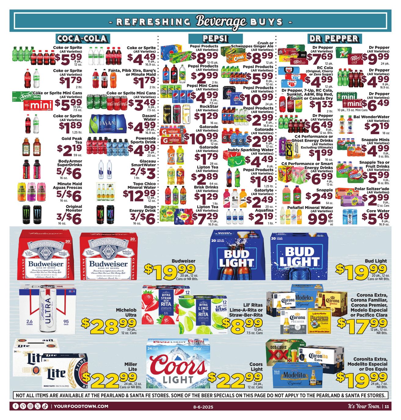 Weekly ad Your Food Town 08/06/2025 - 08/12/2025