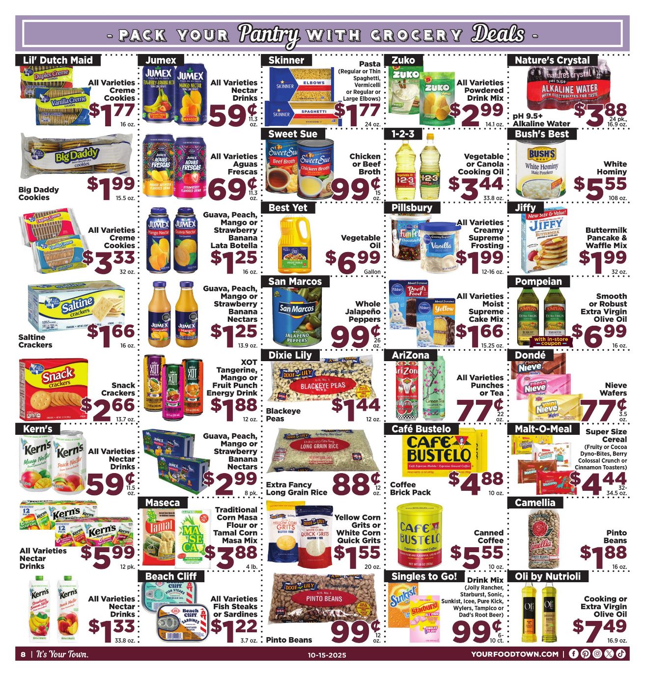 Weekly ad Your Food Town 10/15/2025 - 10/21/2025