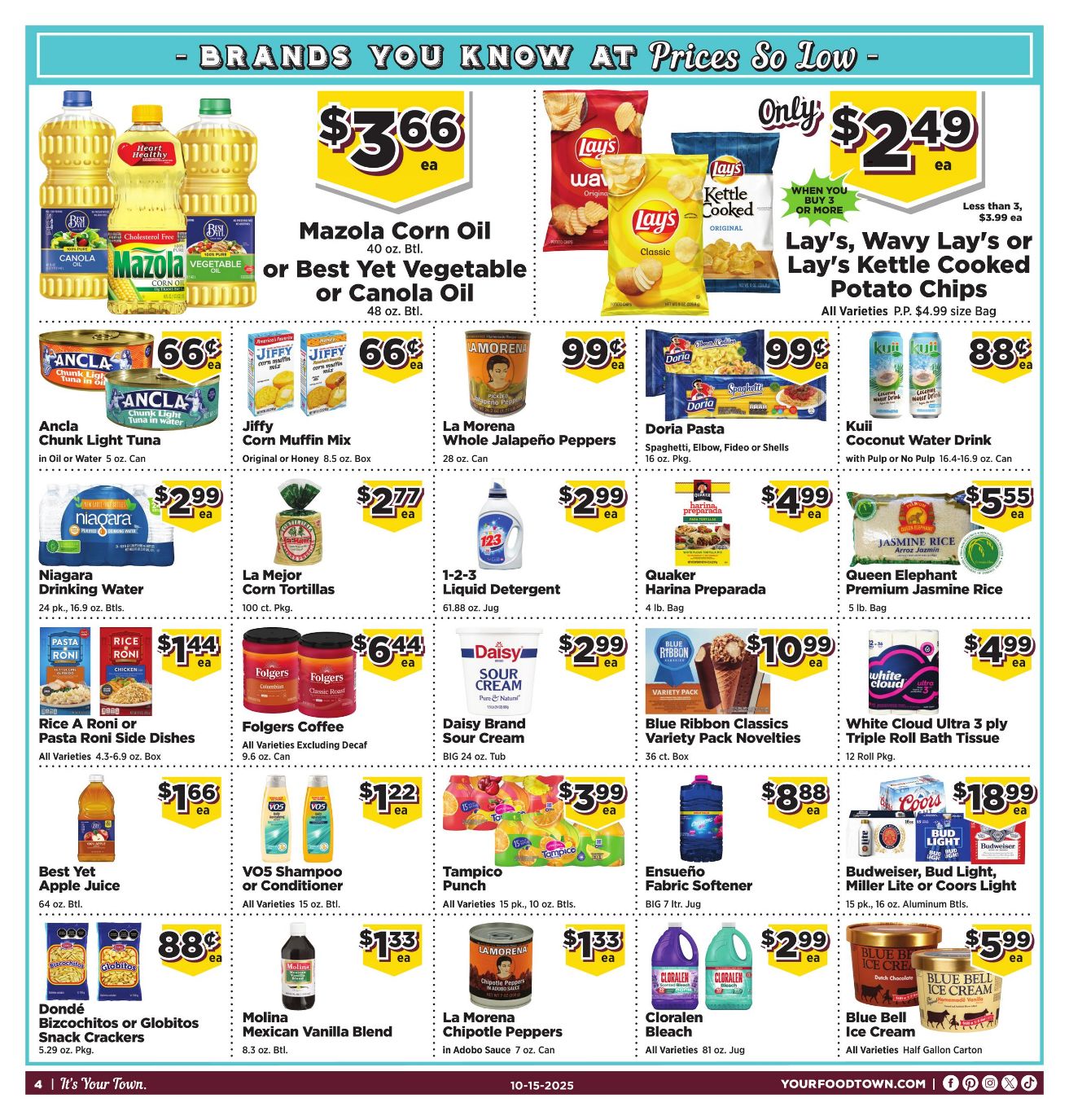 Weekly ad Your Food Town 10/15/2025 - 10/21/2025