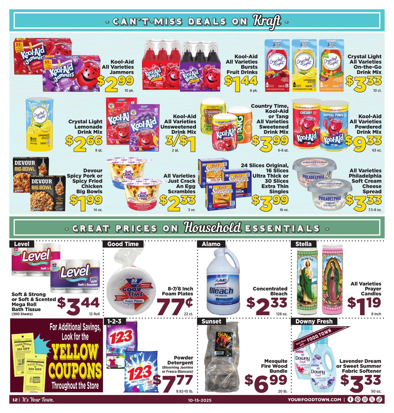 Weekly ad Your Food Town 10/15/2025 - 10/21/2025