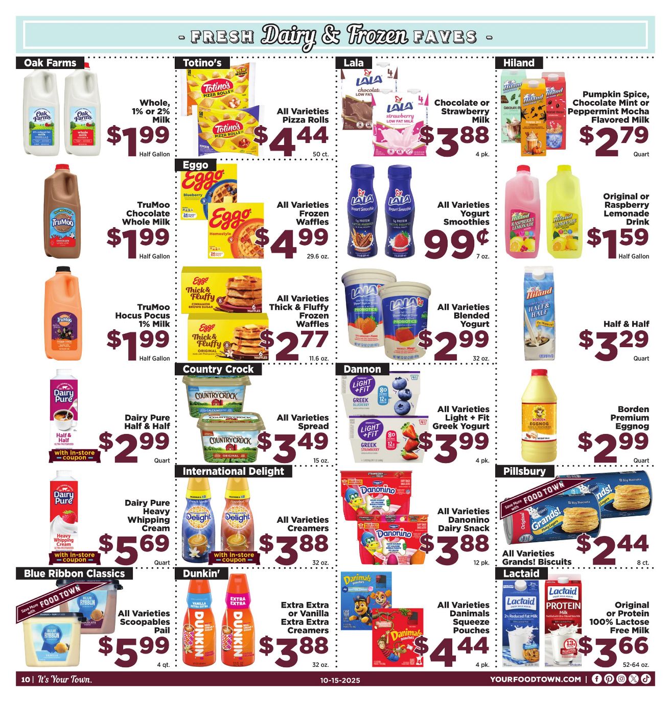Weekly ad Your Food Town 10/15/2025 - 10/21/2025