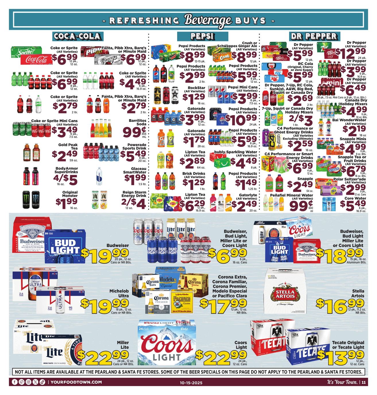 Weekly ad Your Food Town 10/15/2025 - 10/21/2025