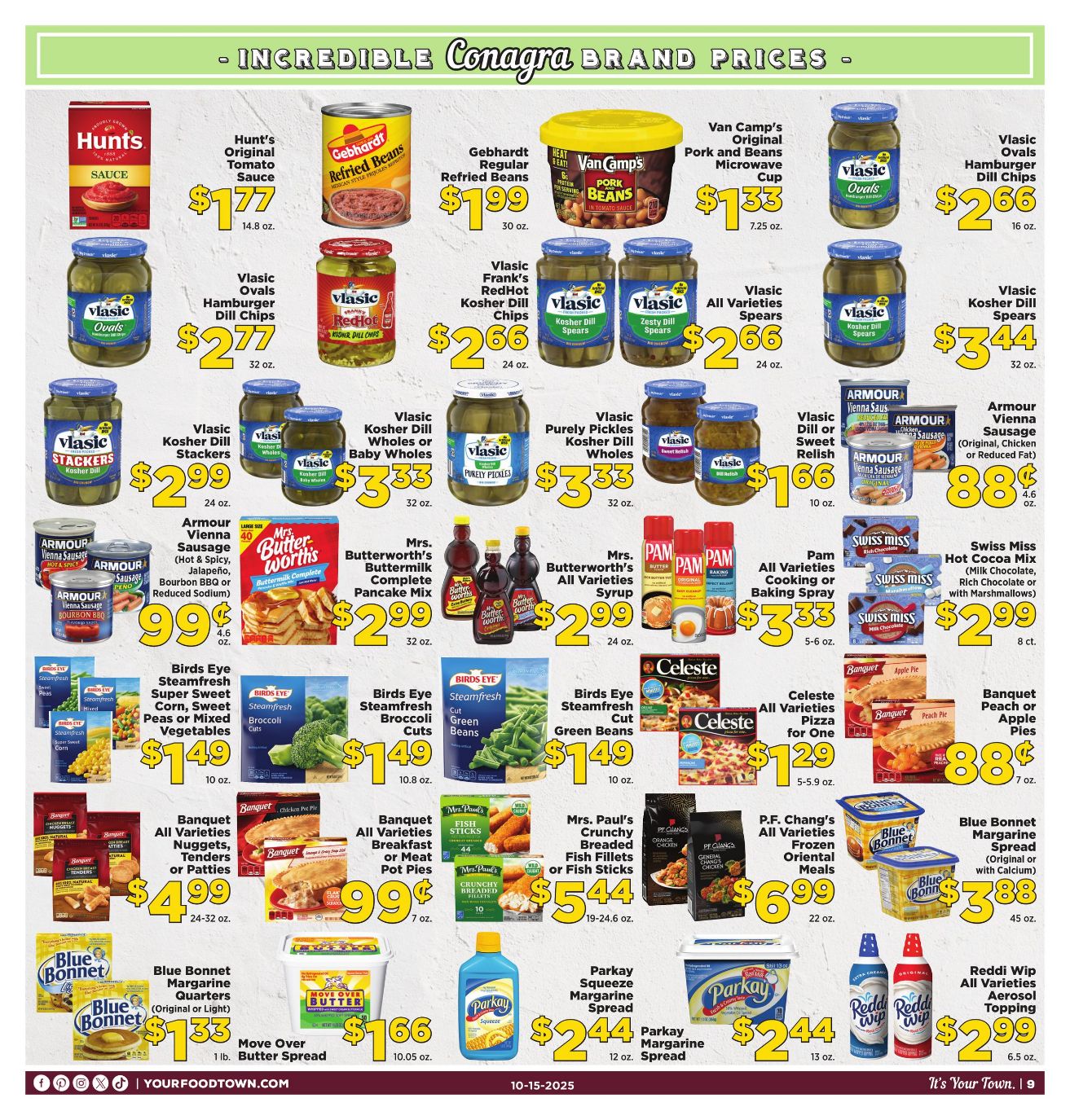 Weekly ad Your Food Town 10/15/2025 - 10/21/2025