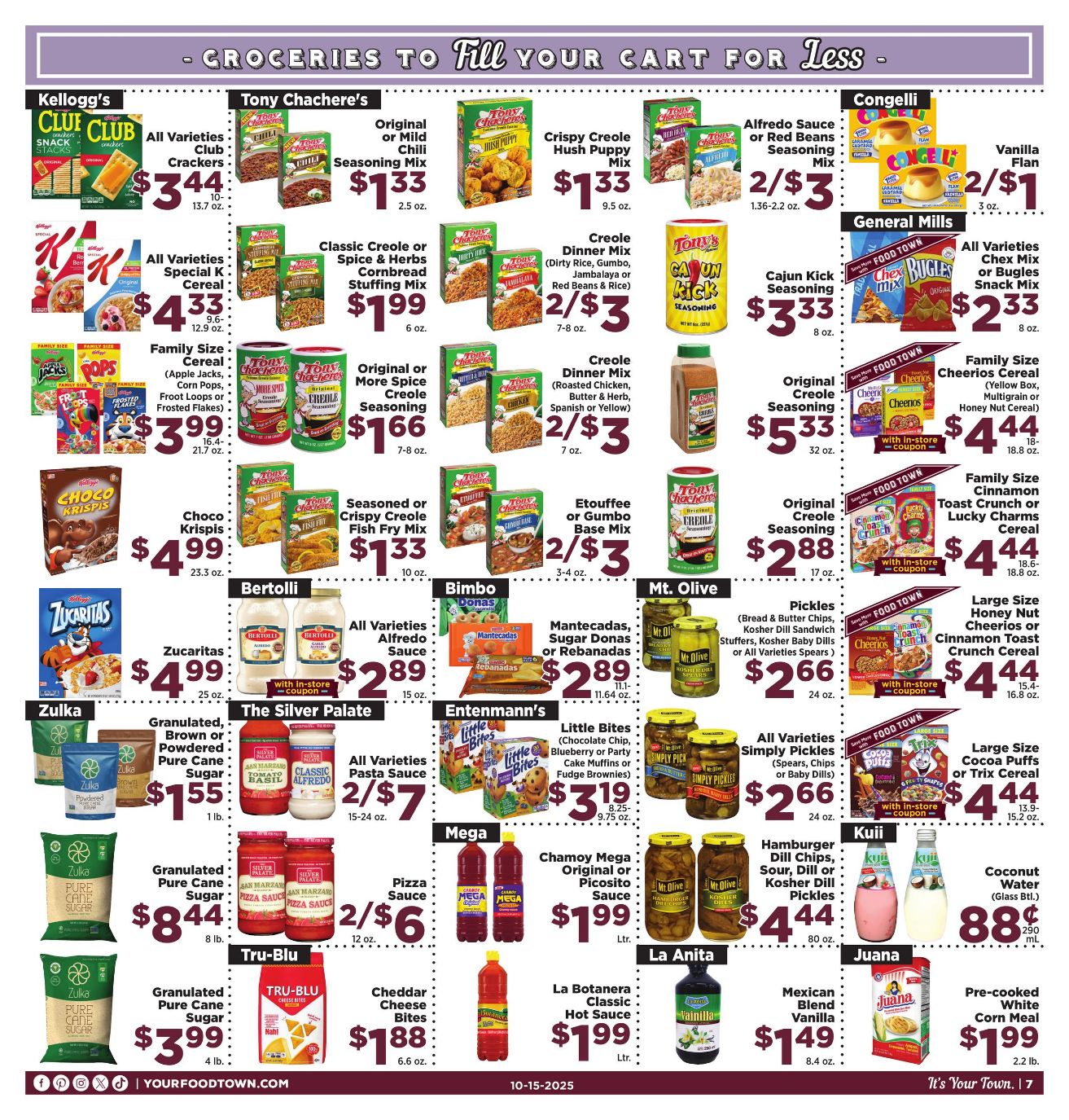 Weekly ad Your Food Town 10/15/2025 - 10/21/2025