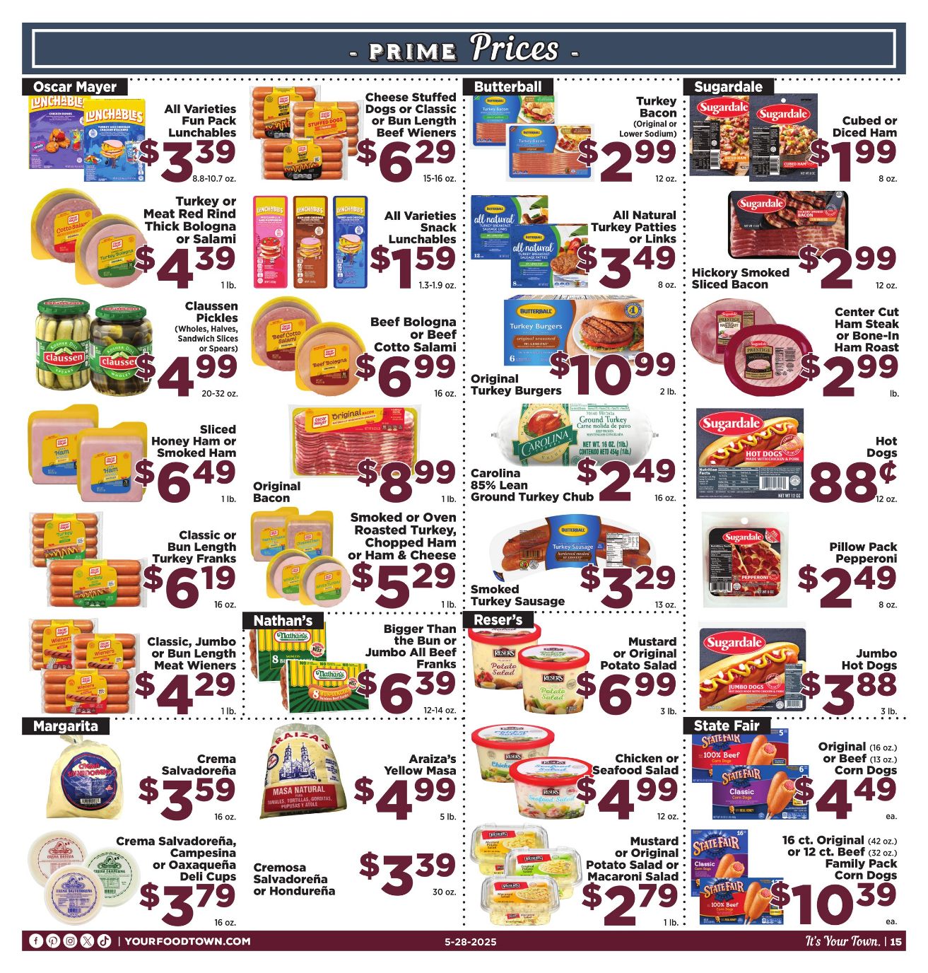 Weekly ad Your Food Town 05/28/2025 - 06/03/2025