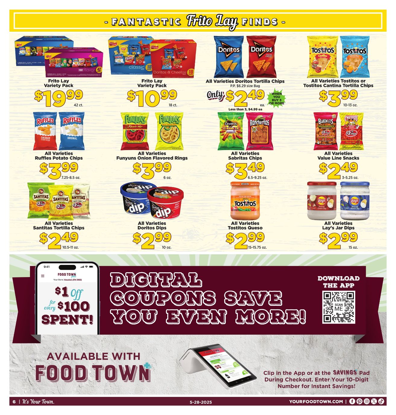 Weekly ad Your Food Town 05/28/2025 - 06/03/2025