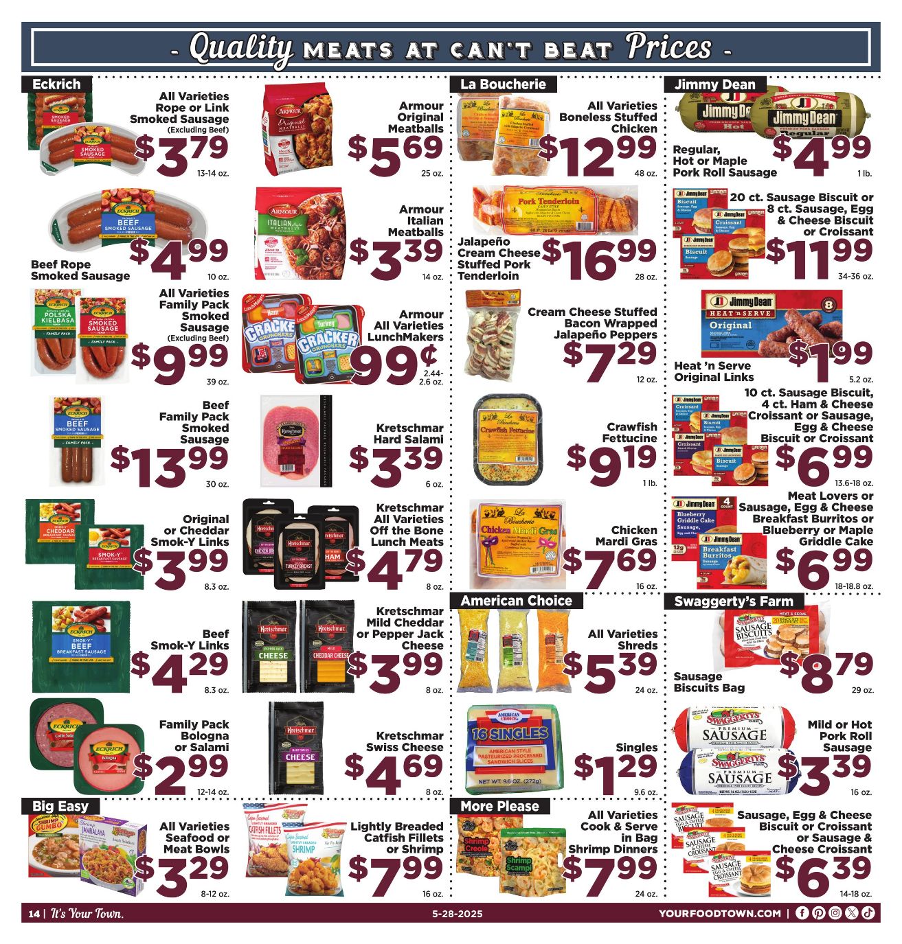 Weekly ad Your Food Town 05/28/2025 - 06/03/2025