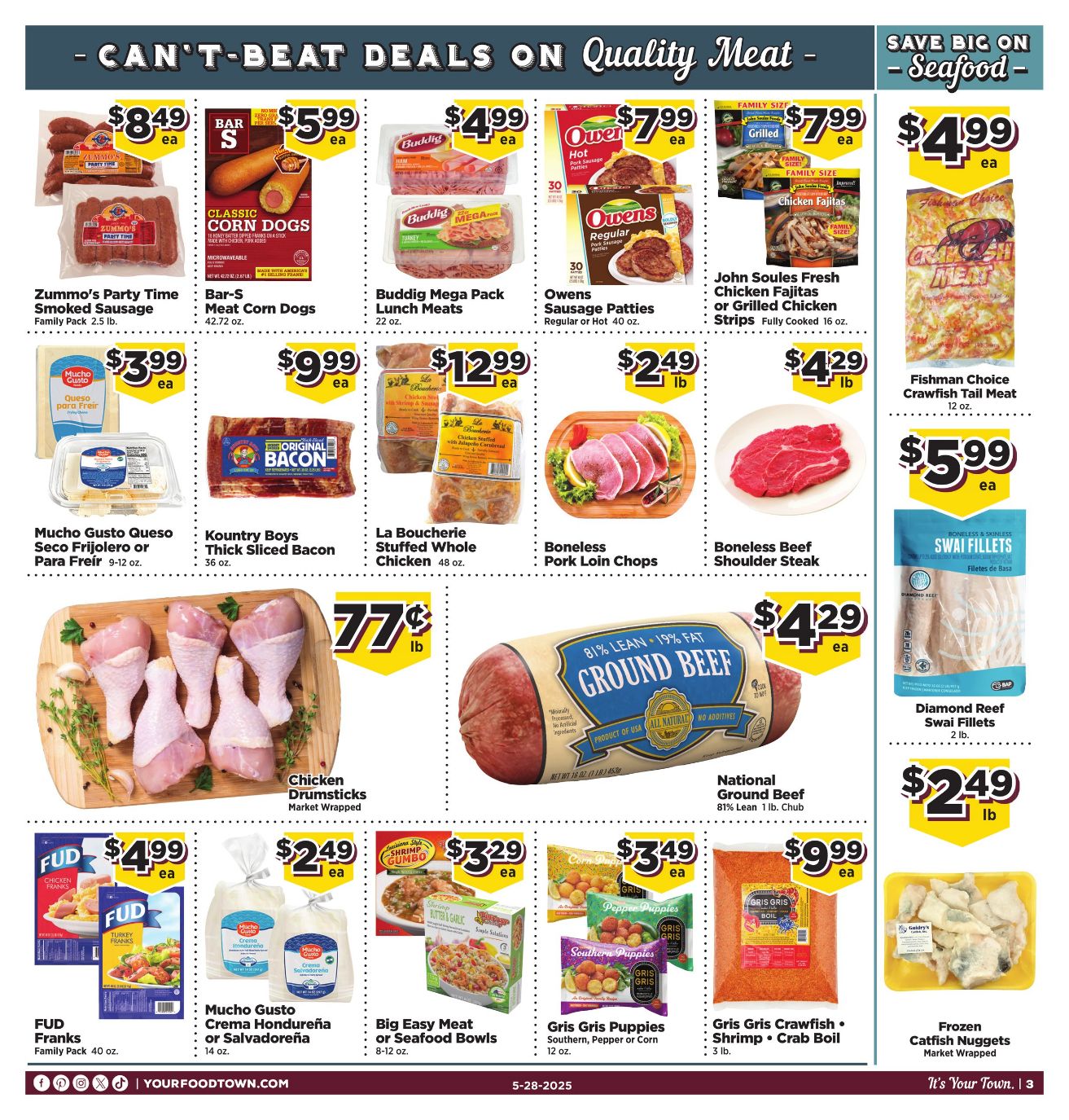 Weekly ad Your Food Town 05/28/2025 - 06/03/2025