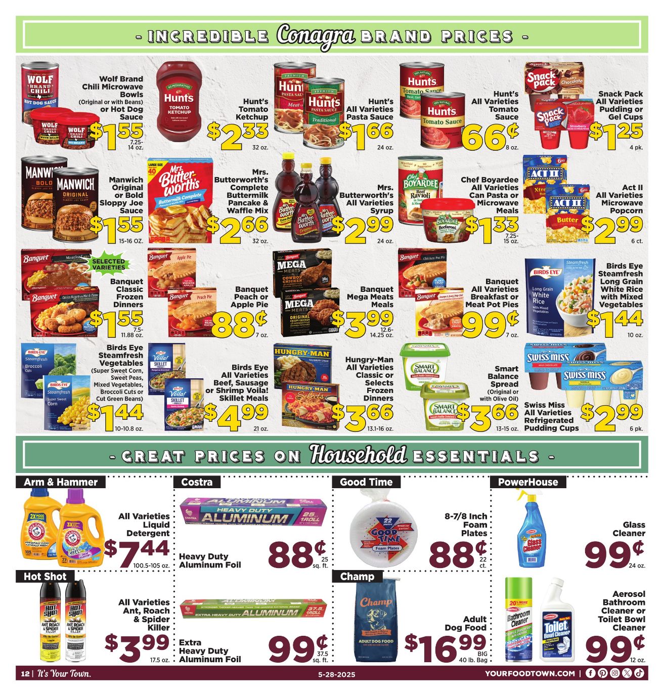 Weekly ad Your Food Town 05/28/2025 - 06/03/2025