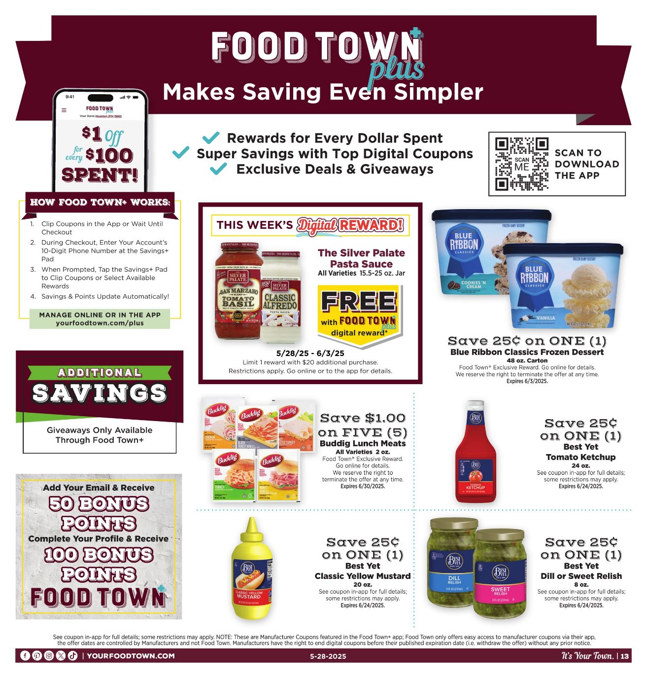 Weekly ad Your Food Town 05/28/2025 - 06/03/2025