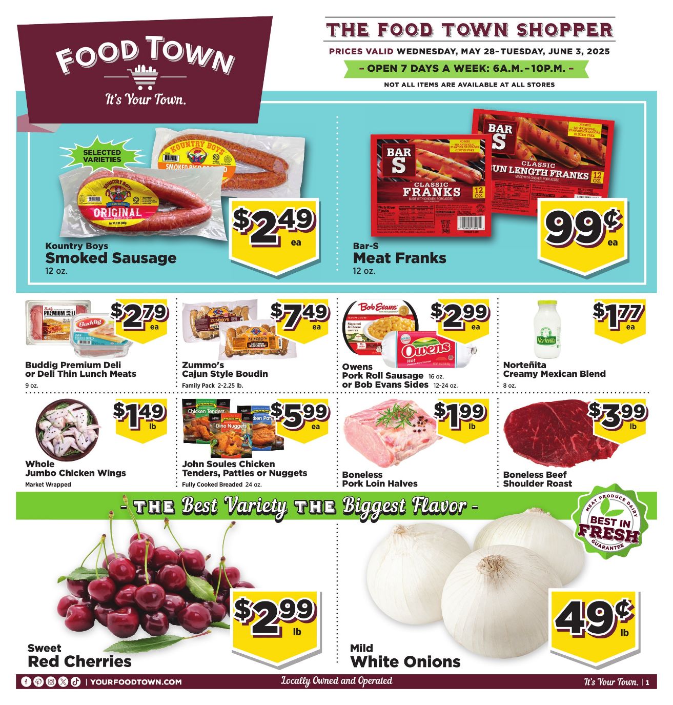 Weekly ad Your Food Town 05/28/2025 - 06/03/2025