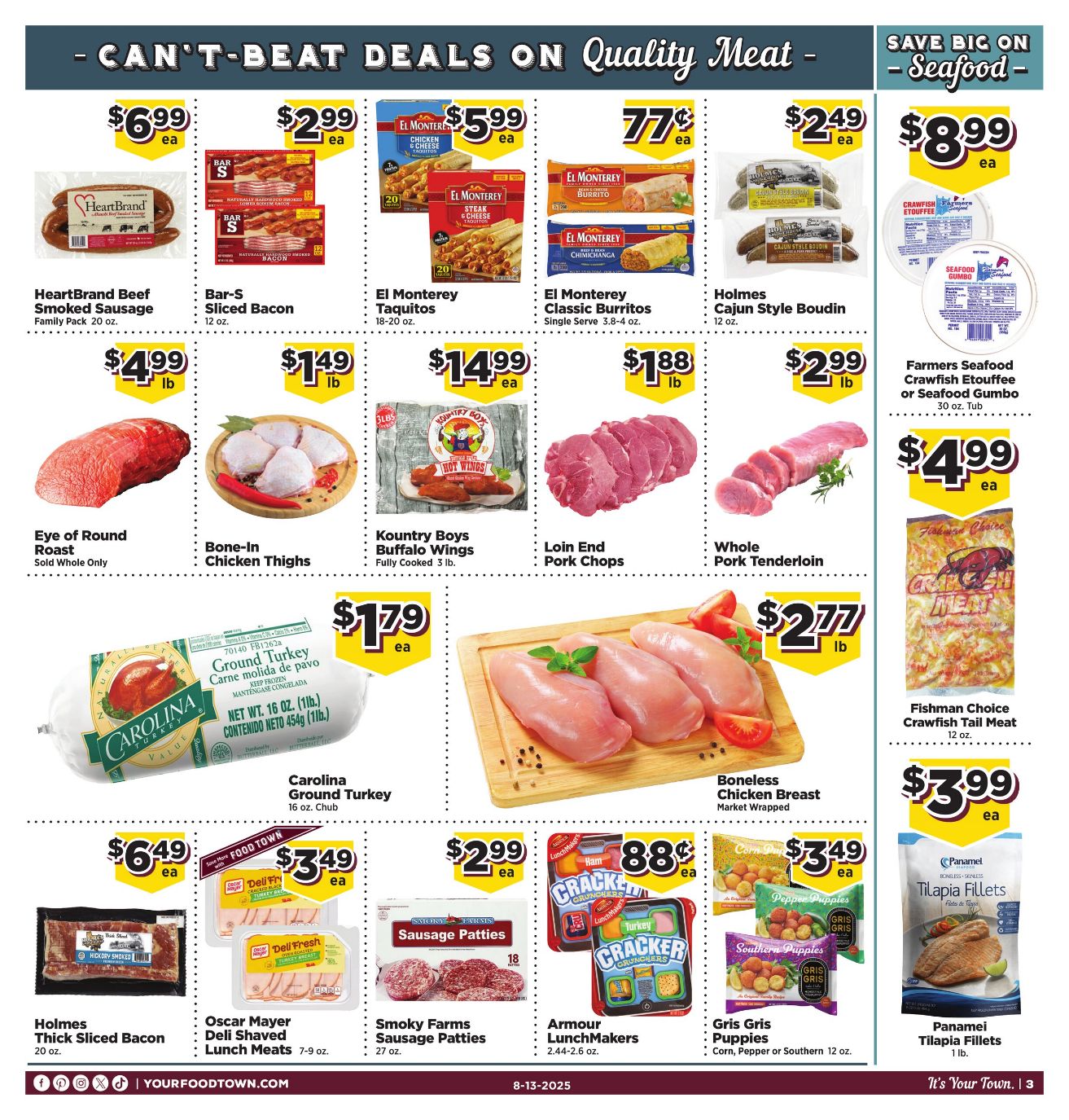 Weekly ad Your Food Town 08/13/2025 - 08/19/2025