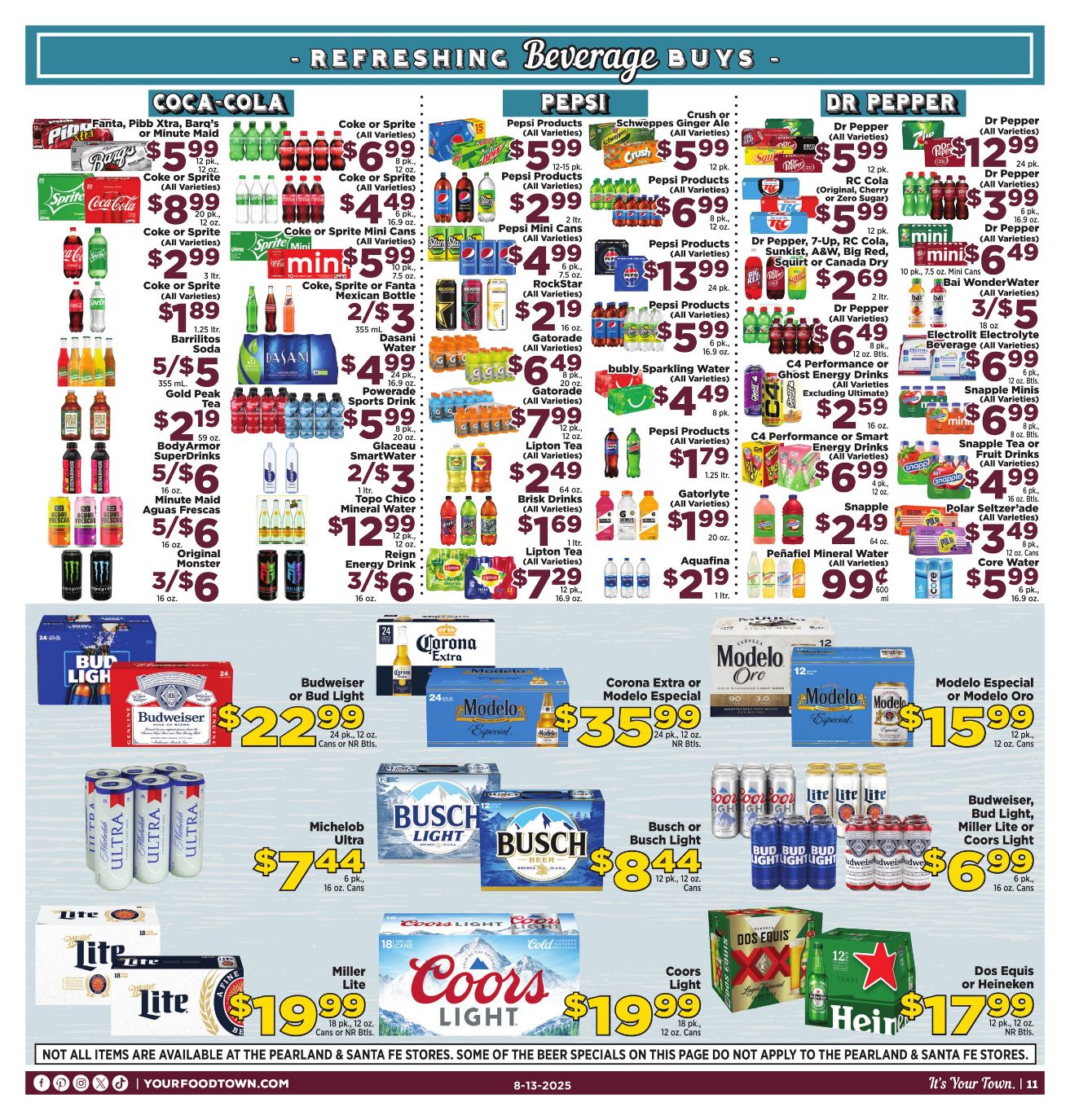 Weekly ad Your Food Town 08/13/2025 - 08/19/2025