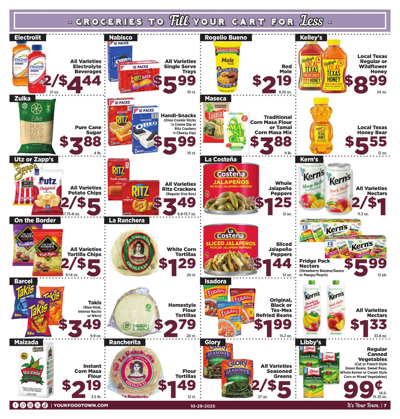 Weekly ad Your Food Town 10/29/2025 - 11/04/2025