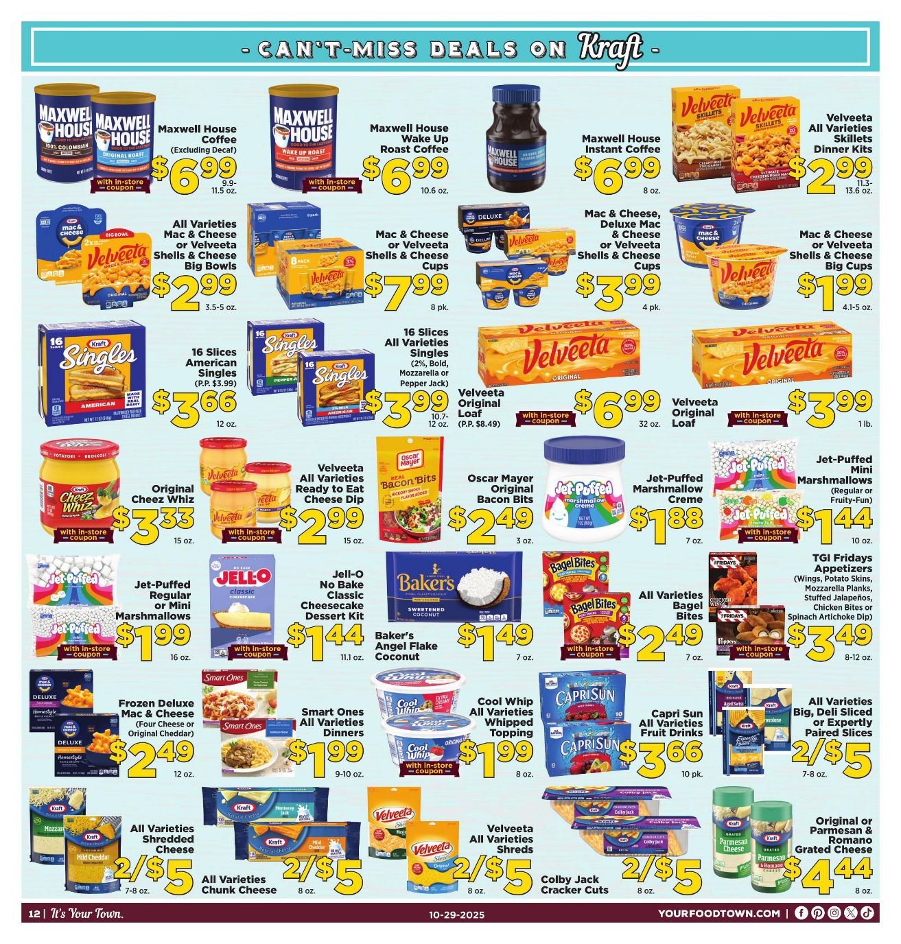 Weekly ad Your Food Town 10/29/2025 - 11/04/2025