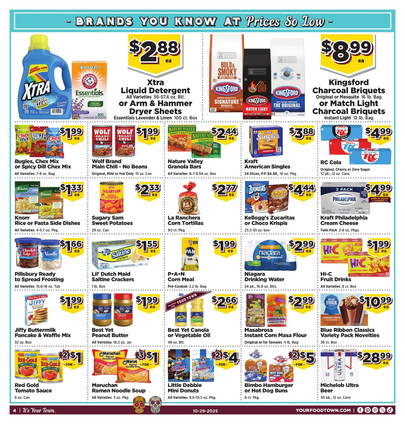 Weekly ad Your Food Town 10/29/2025 - 11/04/2025
