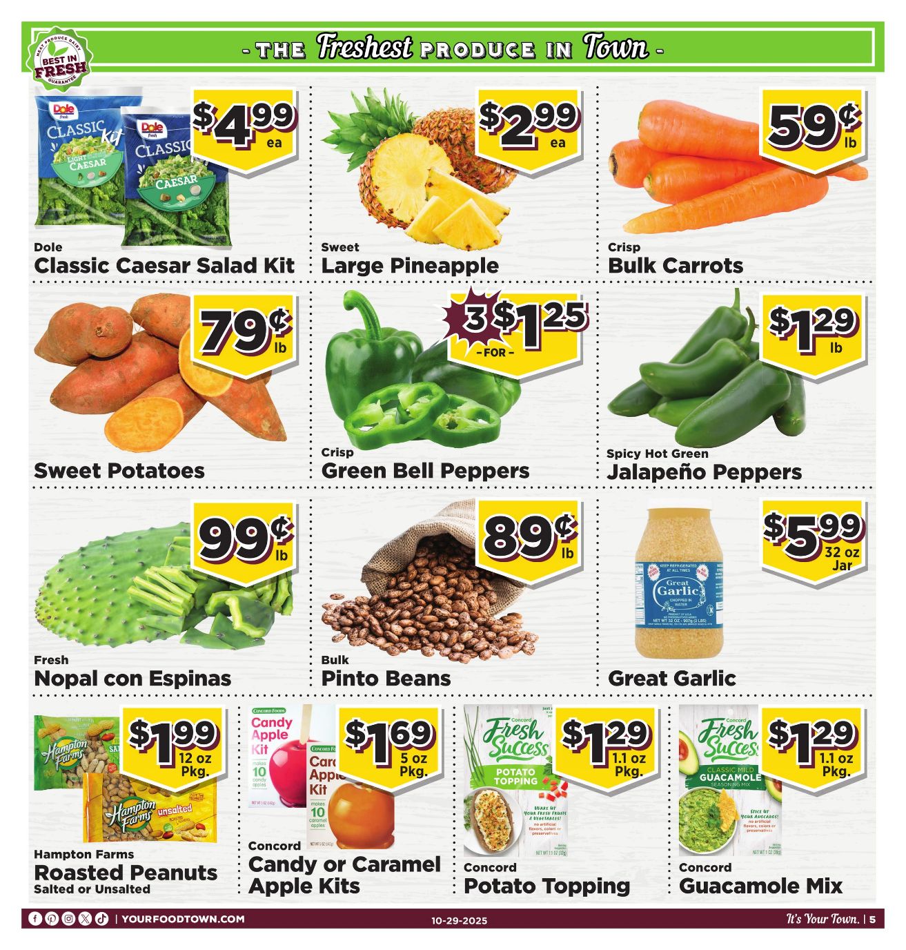 Weekly ad Your Food Town 10/29/2025 - 11/04/2025
