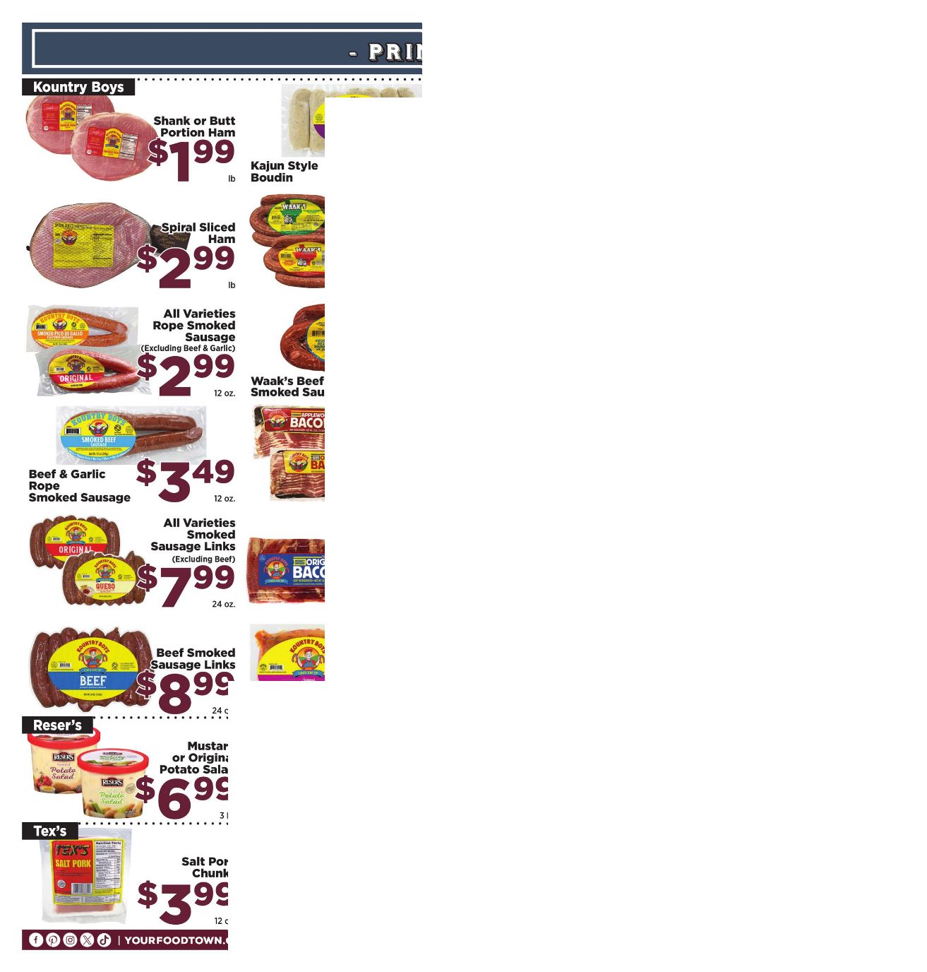 Weekly ad Your Food Town 10/29/2025 - 11/04/2025