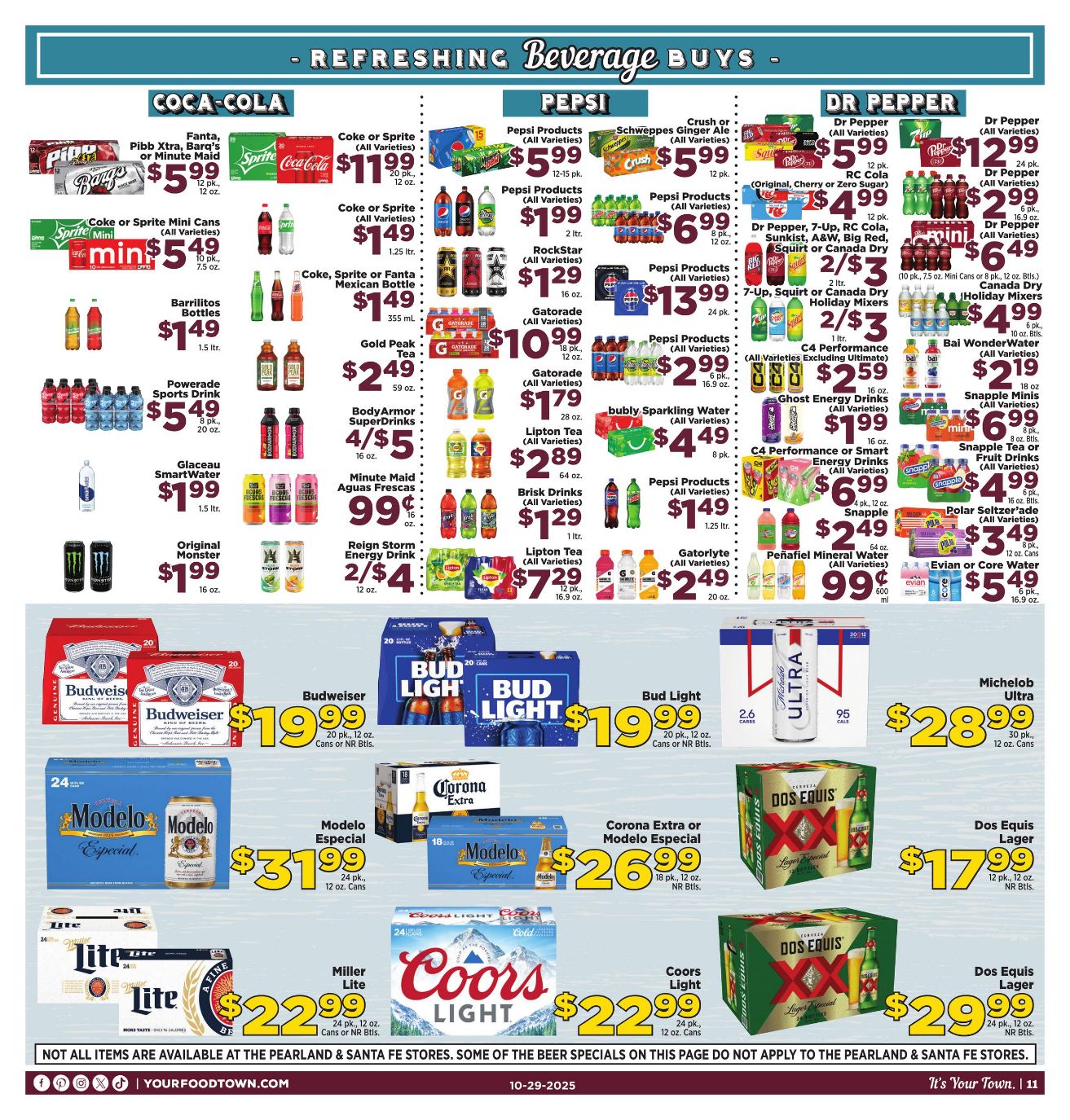Weekly ad Your Food Town 10/29/2025 - 11/04/2025