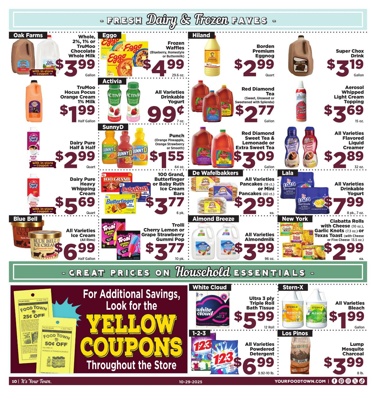 Weekly ad Your Food Town 10/29/2025 - 11/04/2025