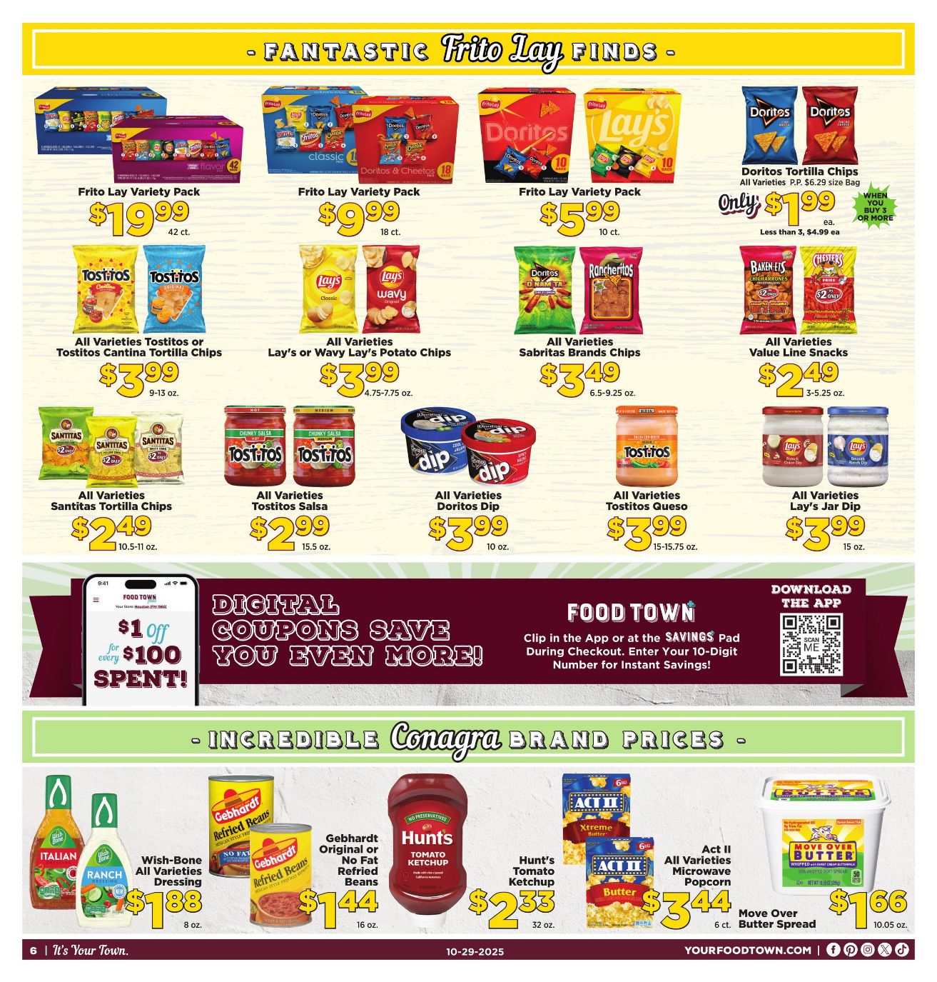 Weekly ad Your Food Town 10/29/2025 - 11/04/2025