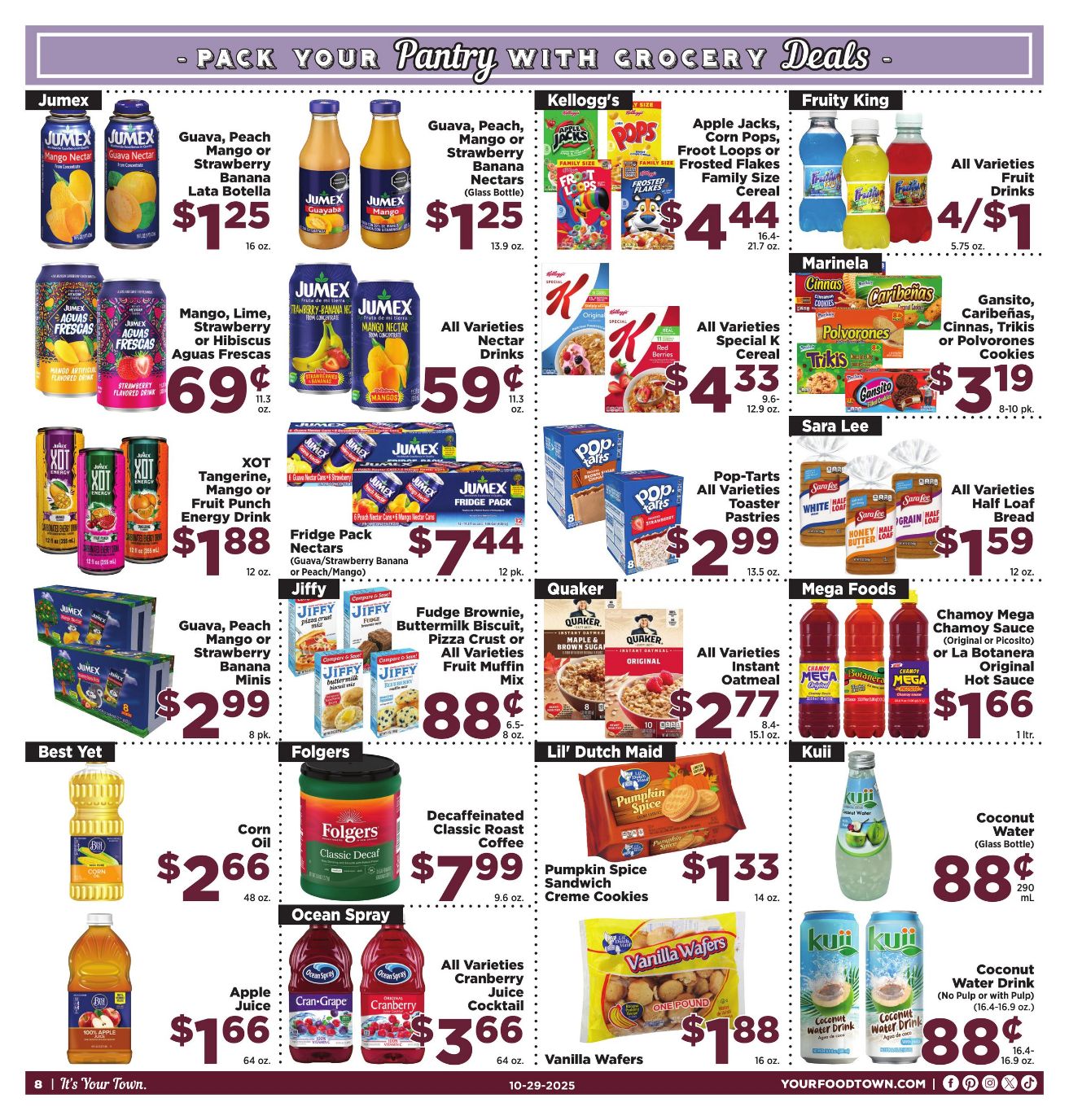 Weekly ad Your Food Town 10/29/2025 - 11/04/2025