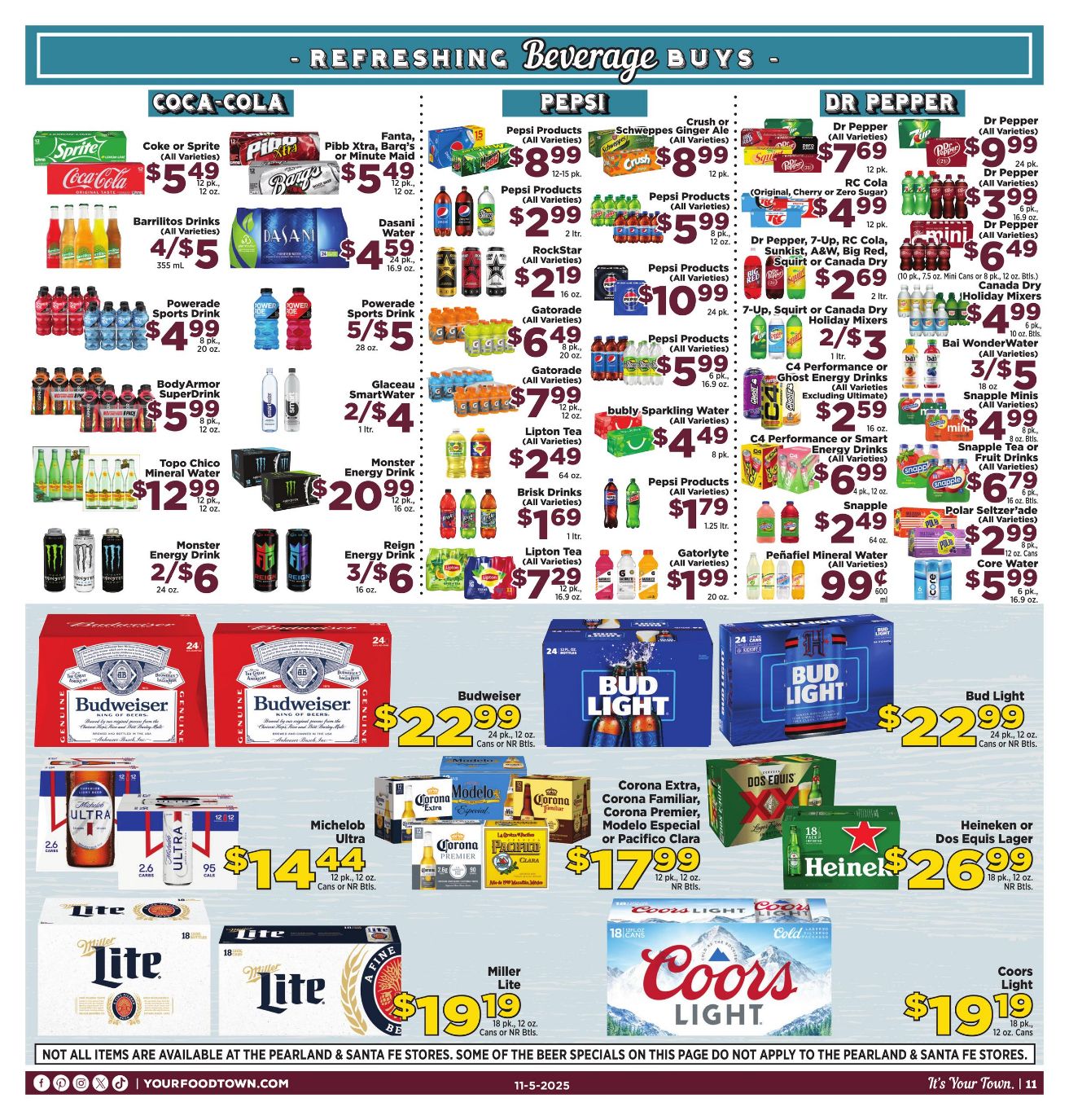 Weekly ad Your Food Town 11/05/2025 - 11/11/2025