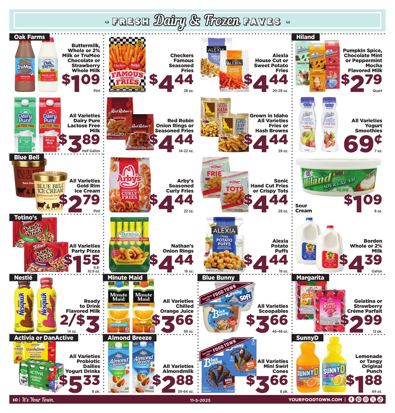 Weekly ad Your Food Town 11/05/2025 - 11/11/2025
