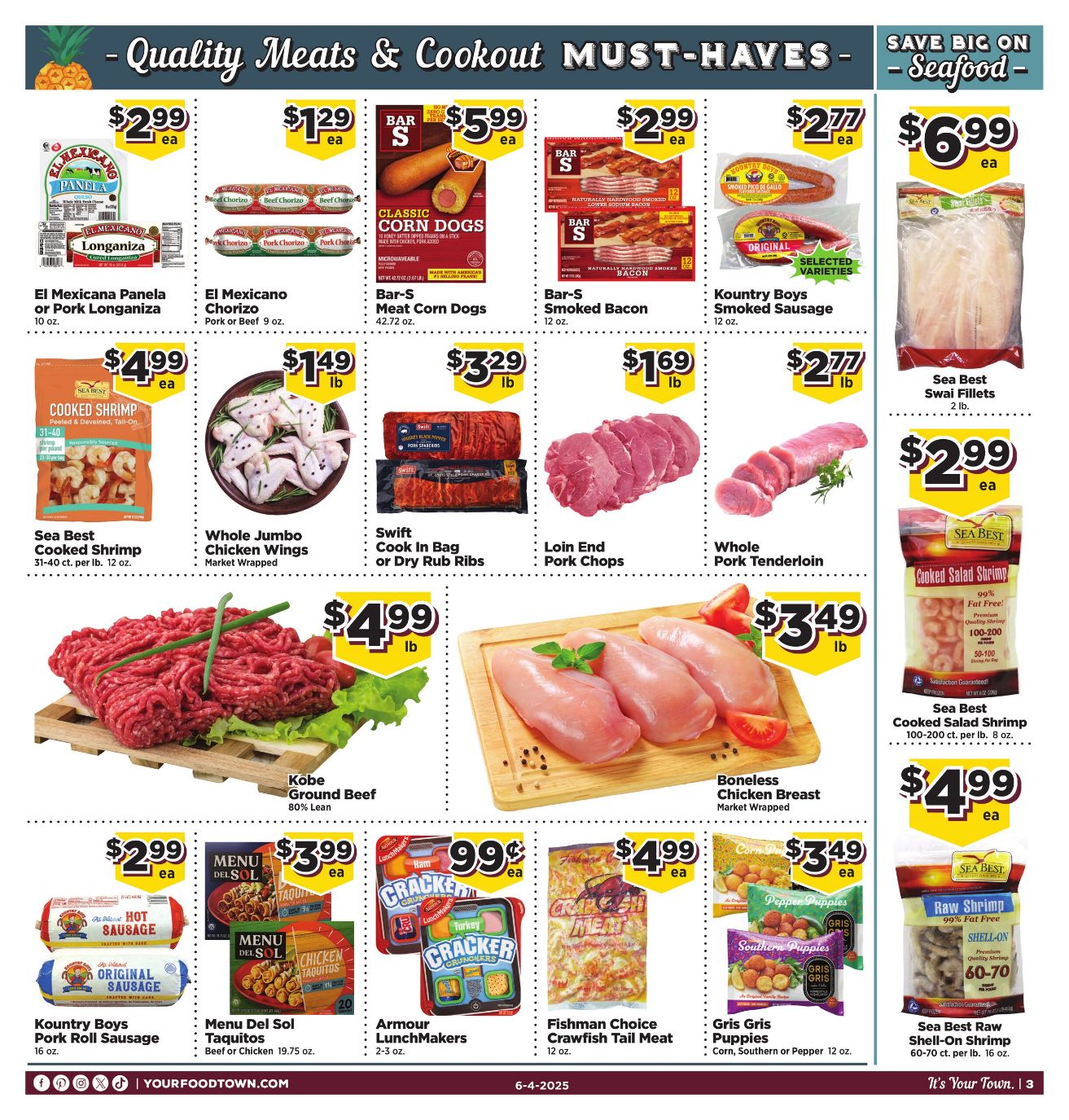 Weekly ad Your Food Town 06/04/2025 - 06/10/2025