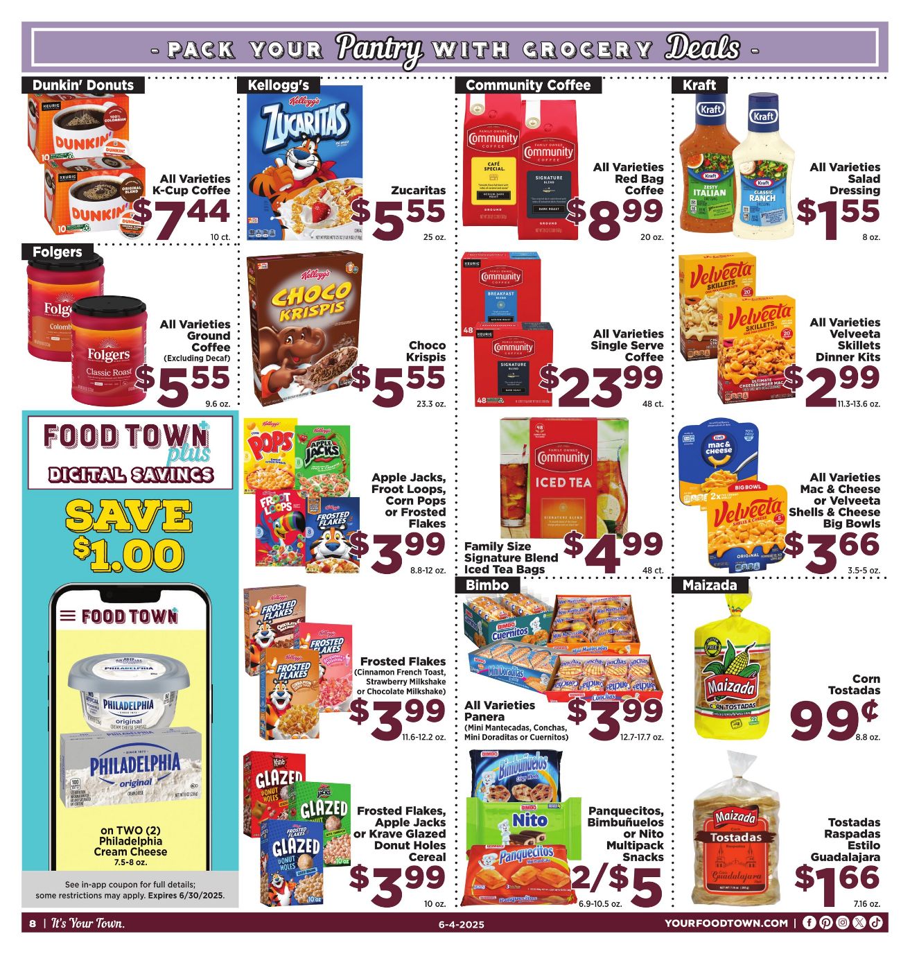 Weekly ad Your Food Town 06/04/2025 - 06/10/2025