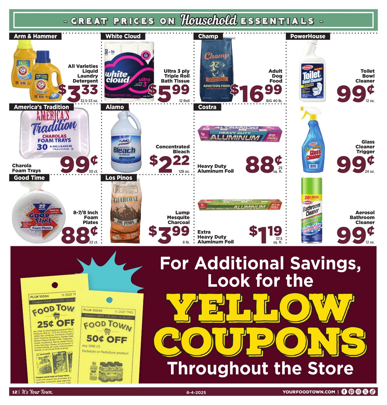 Weekly ad Your Food Town 06/04/2025 - 06/10/2025