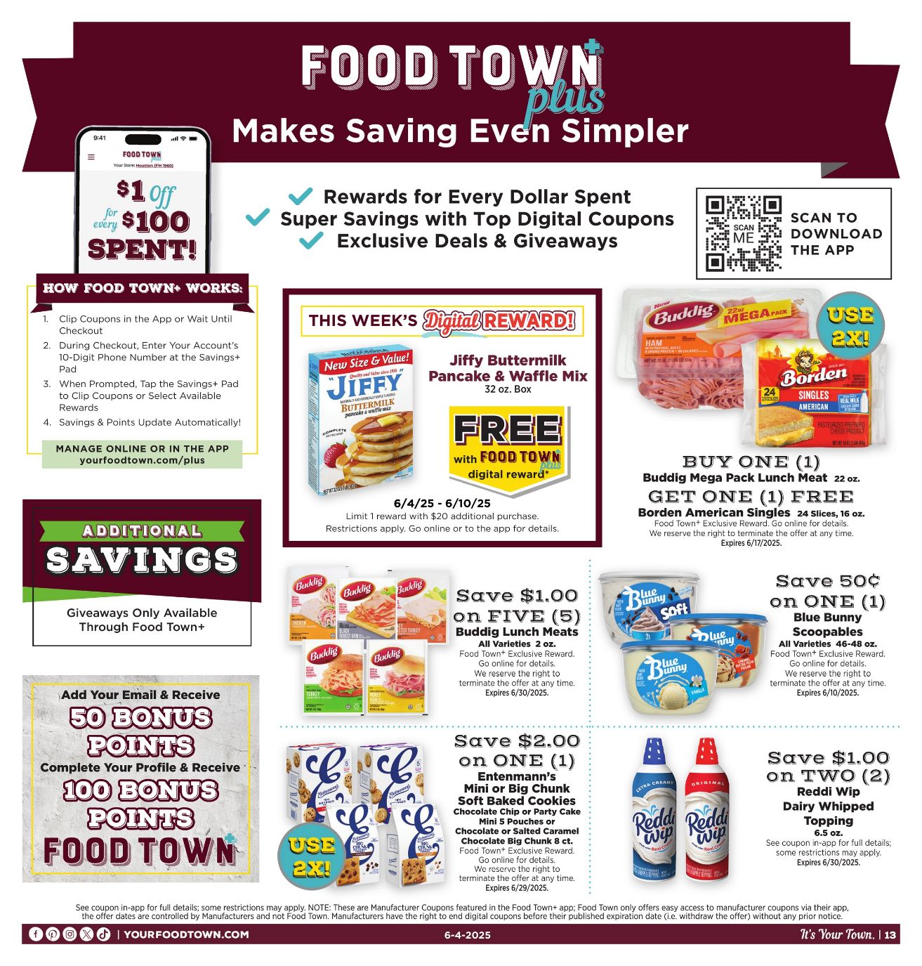 Weekly ad Your Food Town 06/04/2025 - 06/10/2025