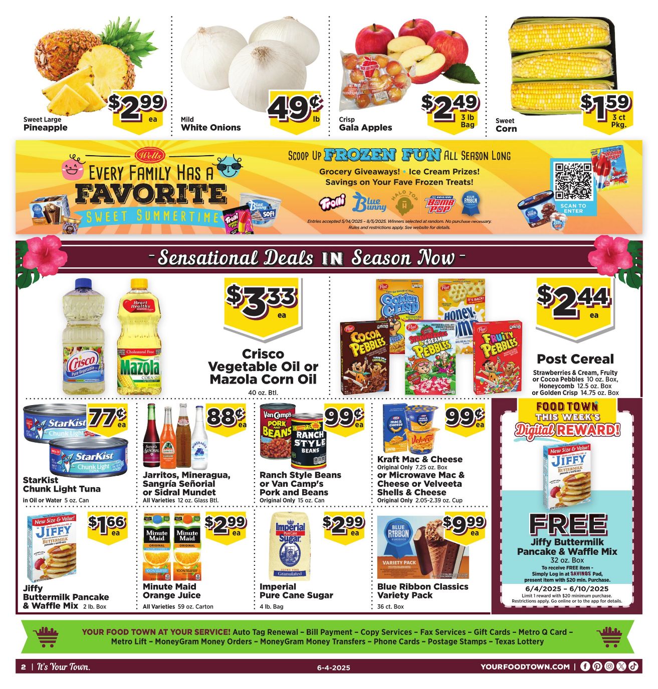 Weekly ad Your Food Town 06/04/2025 - 06/10/2025