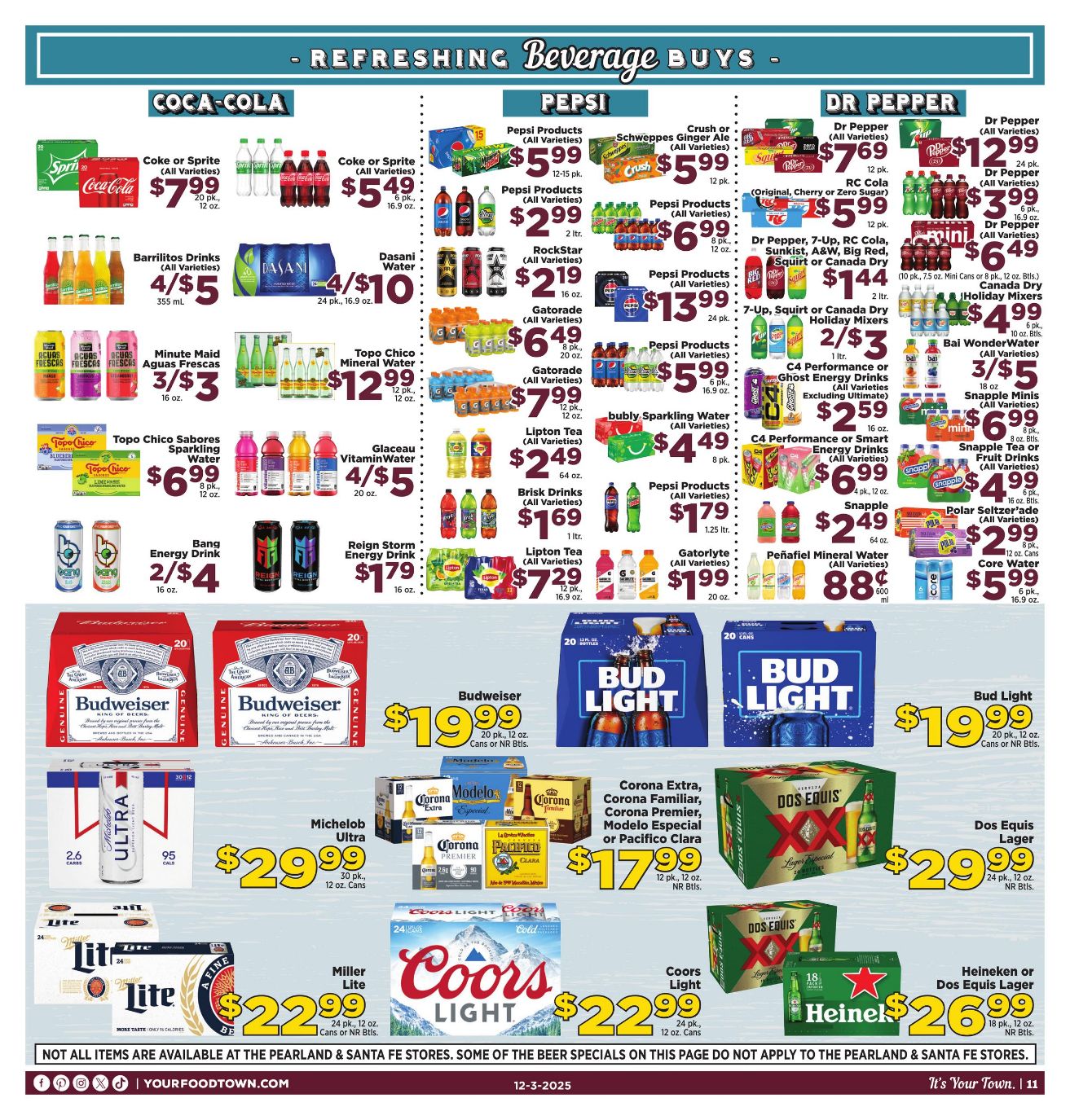 Weekly ad Your Food Town 12/03/2025 - 12/09/2025