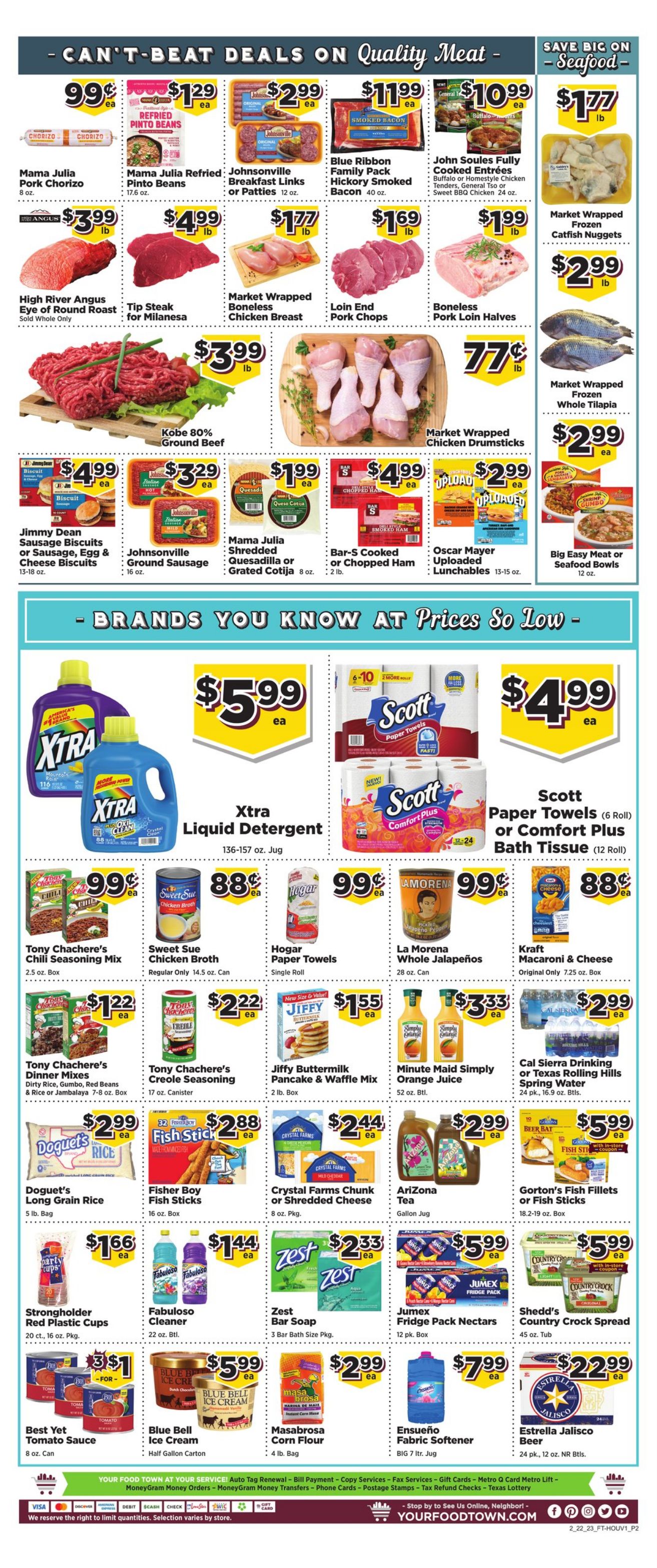 Weekly ad Your Food Town 02/22/2023 - 02/28/2023