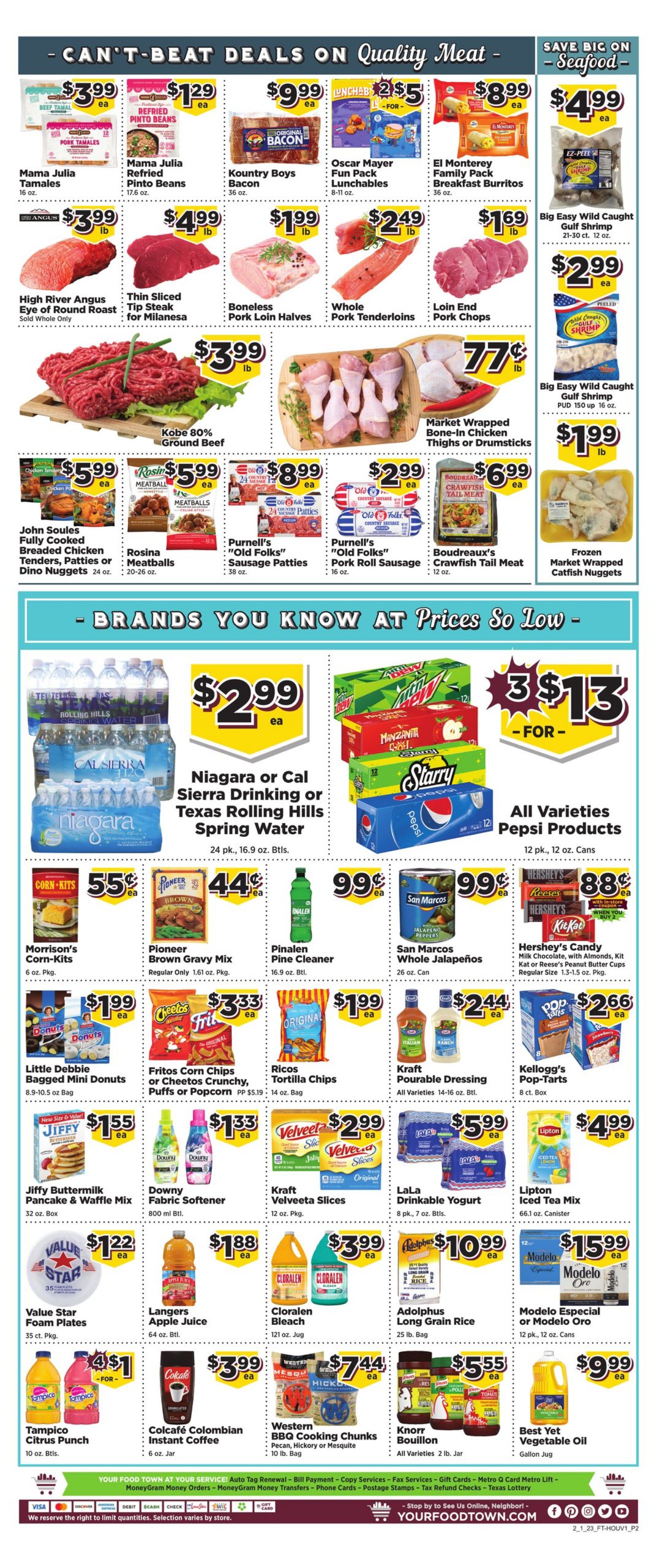 Weekly ad Your Food Town 02/01/2023 - 02/07/2023