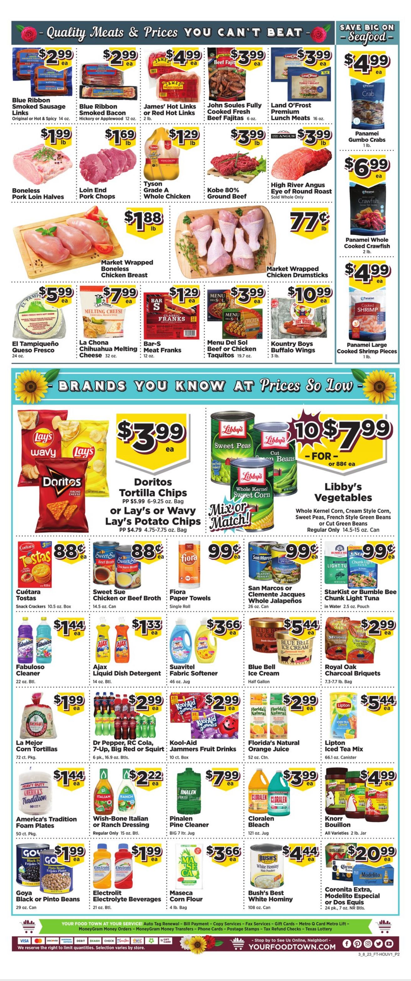 Weekly ad Your Food Town 03/08/2023 - 03/14/2023