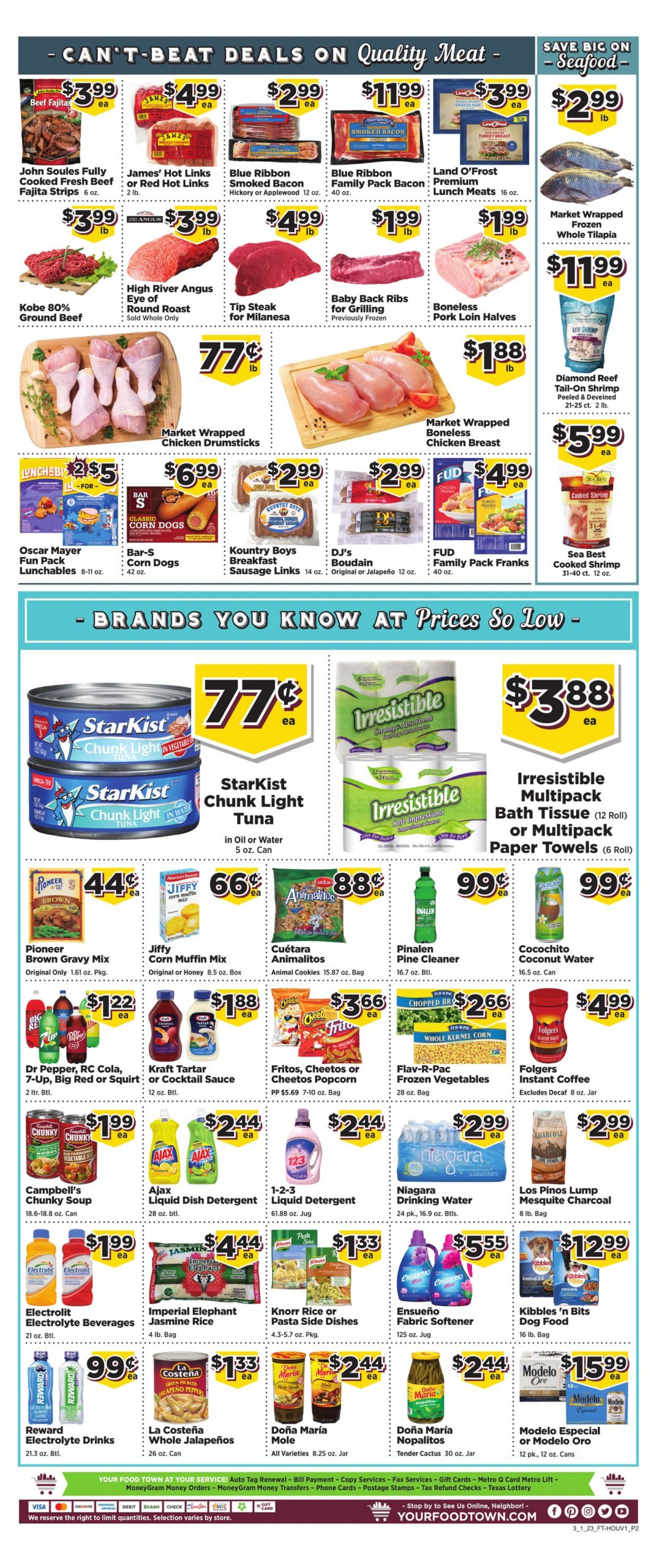 Weekly ad Your Food Town 03/01/2023 - 03/07/2023
