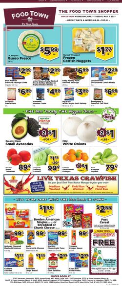 Weekly ad Your Food Town 03/01/2023 - 03/07/2023