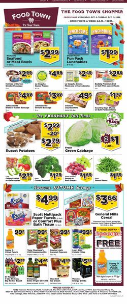 Weekly ad Your Food Town 10/05/2022-10/11/2022
