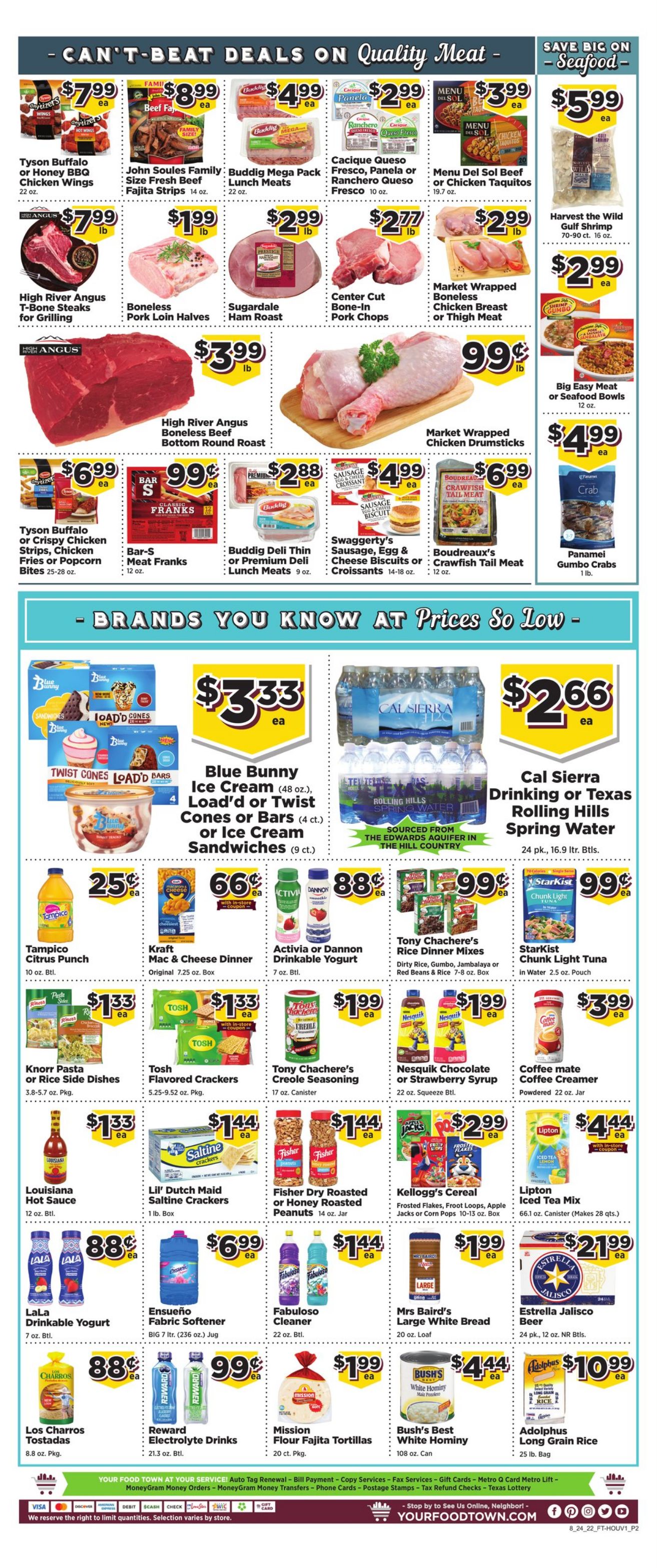 Weekly ad Your Food Town 08/24/2022 - 08/30/2022