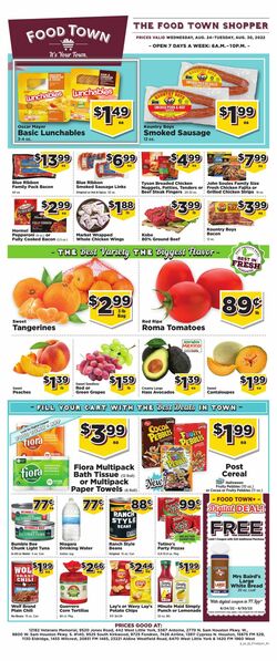 Weekly ad Your Food Town 08/24/2022-08/30/2022