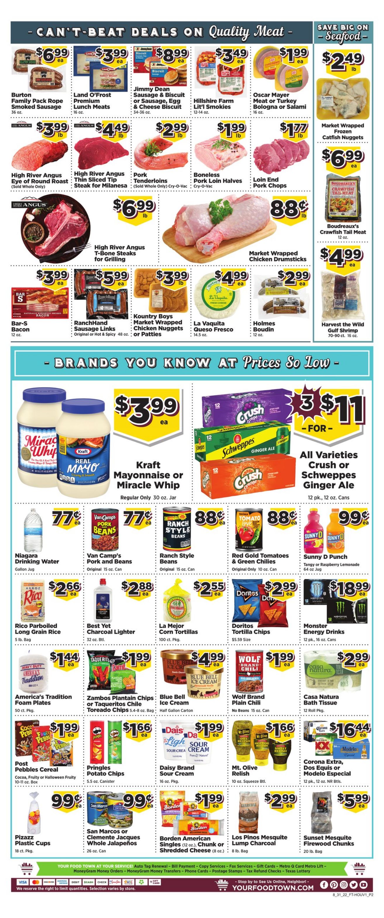 Weekly ad Your Food Town 08/31/2022 - 09/06/2022